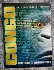 Congo 1995 Premiere Program Credit Sheet Michael Crichton