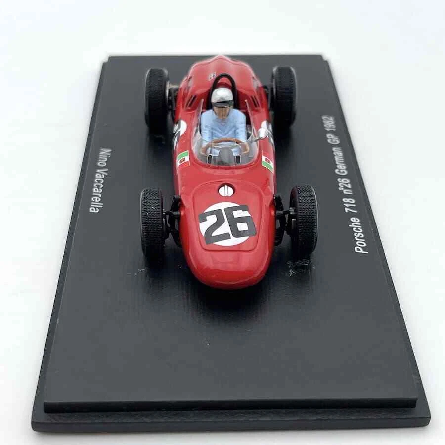 Modellino F1 Spark 1/43 Porsche 718 German GP 1962 #26 N. Vaccarella - Immagine 3 di 4