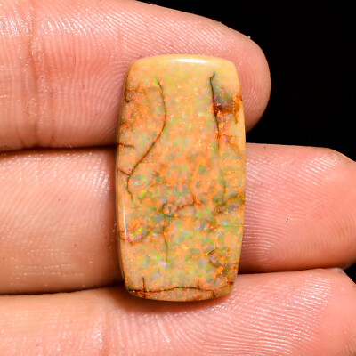 Natural Elegant Monarch Opal Radiant 7.80 Cts. 24X12X4 MM Cabochon Gemstone