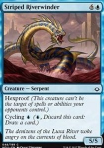 Striped Riverwinder x4 - Hour of Devastation - NM-Mint, English - Hour of Devast