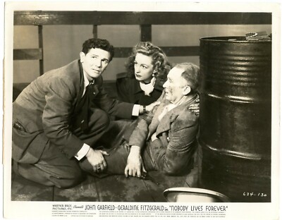 JOHN GARFIELD G FITZGERALD Warner Bros Nobody Lives Forever (1946) M56 |  eBay