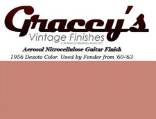 -Shell Pink- Gracey's Vintage Finishes Nitrocellulose Guitar Lacquer Aerosol.