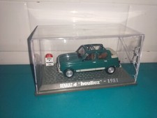 Voiture 1/43 R4 4L UH / M6 renault 4 heuliez 1981 verte décapotée