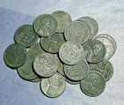 1 (ONE) 1943-S STEEL LINCOLN CENTS "F" FINE OR BETTER (RUST FREE) RANDOM PICK
