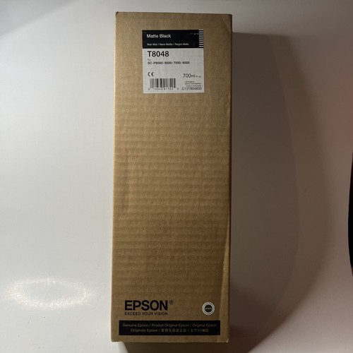 Epson T8048 Matte Black 700ml Ink Cartridge SC-P9000/8000/7000/6000 Exp. 2022 - 第 1/3 張圖片