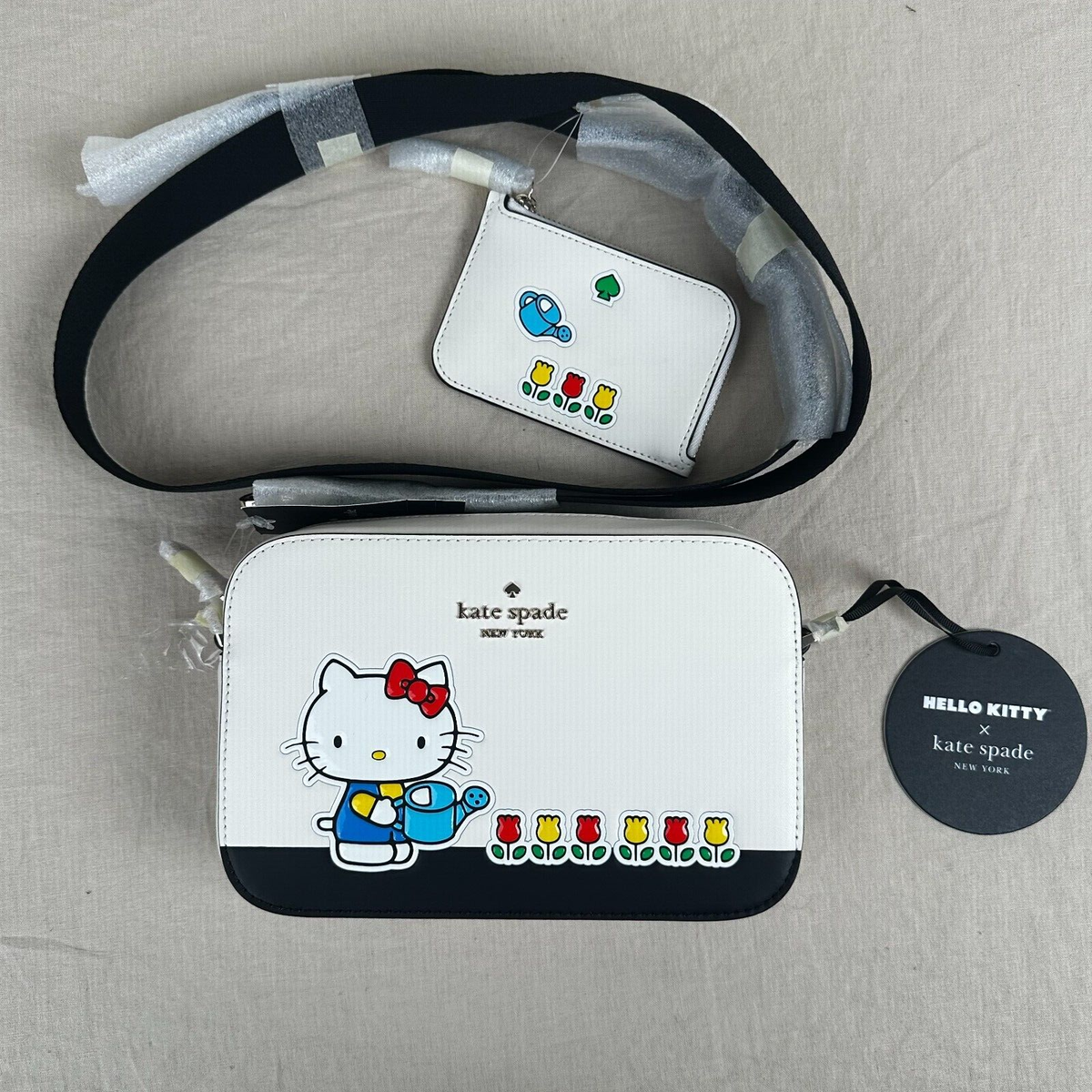 限定コレクション【Kate Spade X Hello Kitty】カメラバッグ Kate Spade x Hello Kitty - Crossbody Camera Bag/Purse | eBay