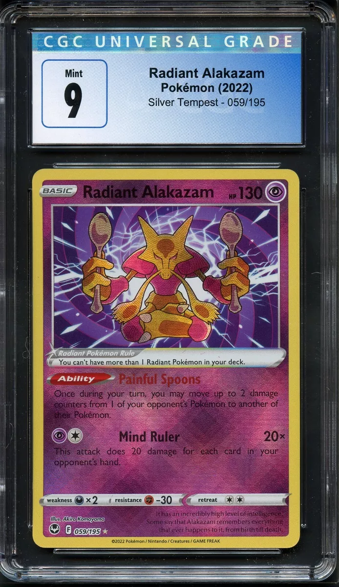 Radiant Alakazam Pokemon Pokémon Card, Hobbies & Toys, Toys