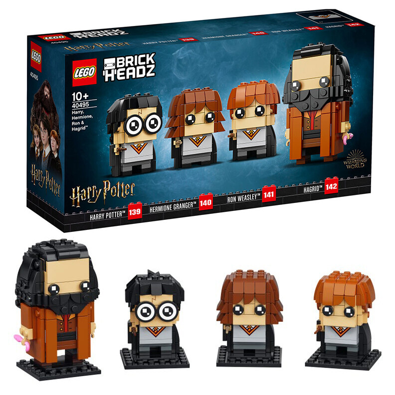 NEW LEGO 40495 BrickHeadz Harry Potter, Hermione, Ron, Hagrid NEW 2021  Sealed