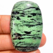 Natural Ruby Zoisite Radiant Shape Cabochon Gemstone 80.5 Ct 41X26X8 mm EE-36589