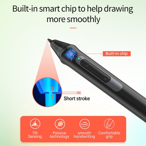 Bisofice 12HD-A H-IPS Graphics Drawing Tablet 11.6" Support Windows & Mac B4Z4 - Picture 6 of 12