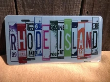 Rhode Island License Plate Art Novelty Auto Car Truck Vehicle Tag