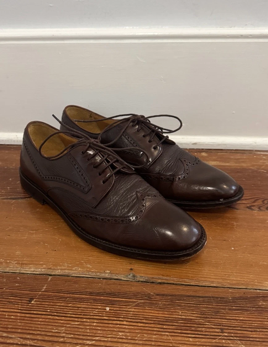 Mezlan Brown Wingtip Dress Shoes for Men for sale | eBay display picture 3