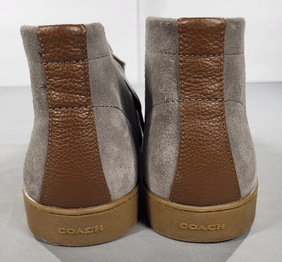 Coach Men\'s Tan Leather Lace-Up Chukka Boots size 10 1/2 Coach Lace Up Boots for Men for Sale | Shop New & Used Men main image 3
