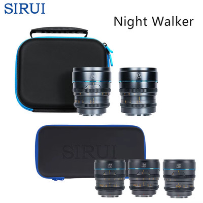 SIRUI NightWalker Series 16mm 24mm 35mm 55mm 75mm T1.2 Cine Lens for Sony E  FX3