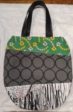 mina perhonen tote bag leather embroidery cache cache glassflower flowerleap s
