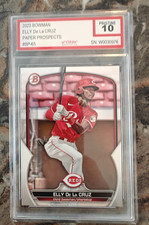 2023 Bowman Elly De La Cruz Paper Prospect Pristine 10 iconic grading #BP-65