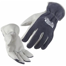Lincoln Electric K3769 Traditional Leather Grey Drivers Gloves Medium