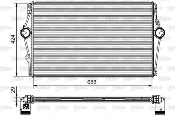 LadeluftküHler Valeo 818283 FüR S80 Volvo V70 S60 184 384 285 2 1 XC70 Cross 295-image