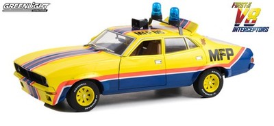 1974 FORD FALCON M.F.P. #08 BIG BOPPER XB POLICE YELLOW 1:18 SCAL