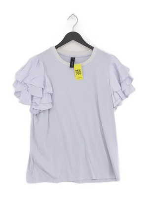 Needle & Thread Damen T-Shirt M Lila Baumwolle
