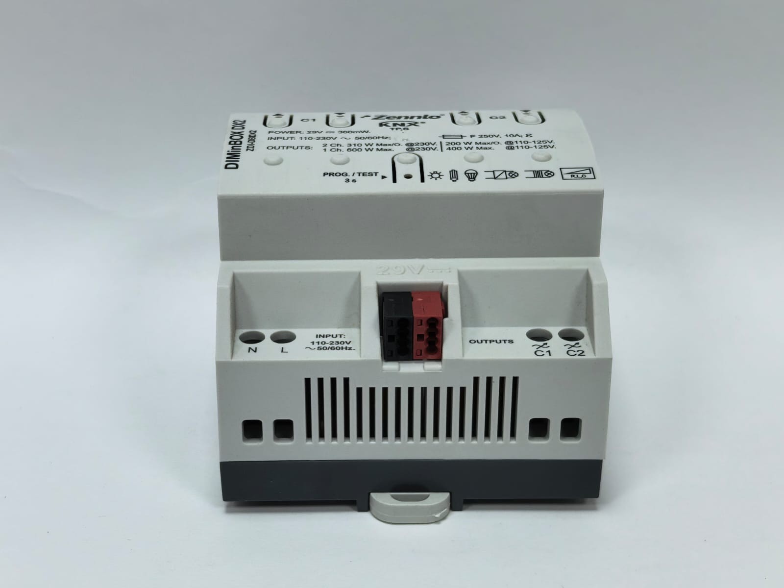 ZENNIO ZDI-DBDX2 ZENNIO DIMINBOX DX2 UNIVERSAL DIMMER ACTUATOR ZDI-DBDX2 7