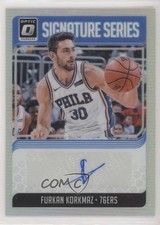 2018-19 Panini Donruss Optic Signature Series Holo Prizm Furkan Korkmaz Auto 0q3