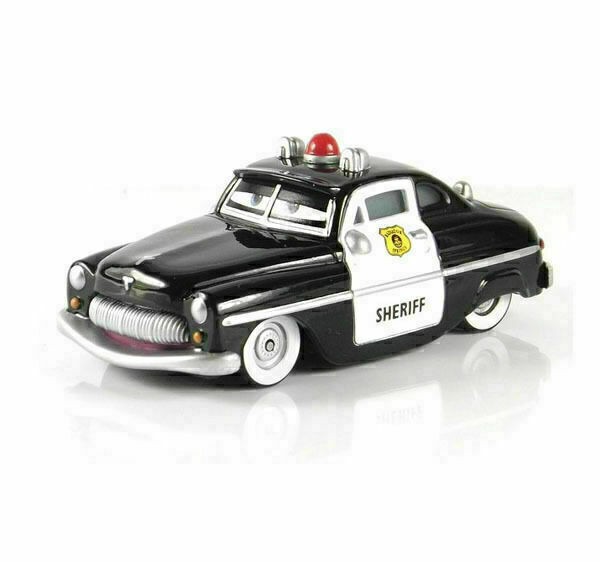 Disney Pixar Cars Metal Toy Car Sheriff Lizzie 1:55 Diecast Model Car Party Gift
