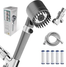 New Filtered Shower Head with Handheld,High Pressure Showerhead 3 Spray Modes