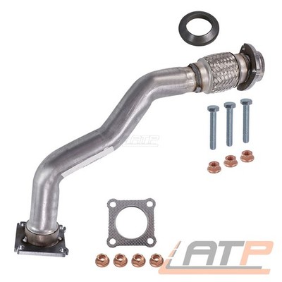 ABGASROHR VORDERROHR FLEXROHR SET FÜR VW GOLF 3 1H VENTO 1.8 ABS ADZ BJ 91-95