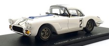 Spark 1/43 Scale S1538 - Chevrolet Corvette #2 Le Mans 1960