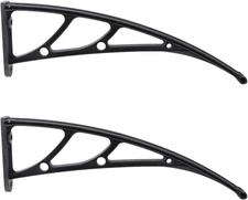 Cabilock 2pcs Awning Plastic Steel Bracket, Cantilever 2pcs, Black 1 