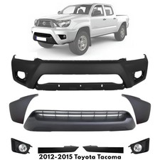 Front Bumper Cover Fascia Lower Grille Kit For 2012-2015 Toyota Tacoma Front Bumper Cover Fascia Lower Grille Kit For 2012-2015 Toyota Tacoma