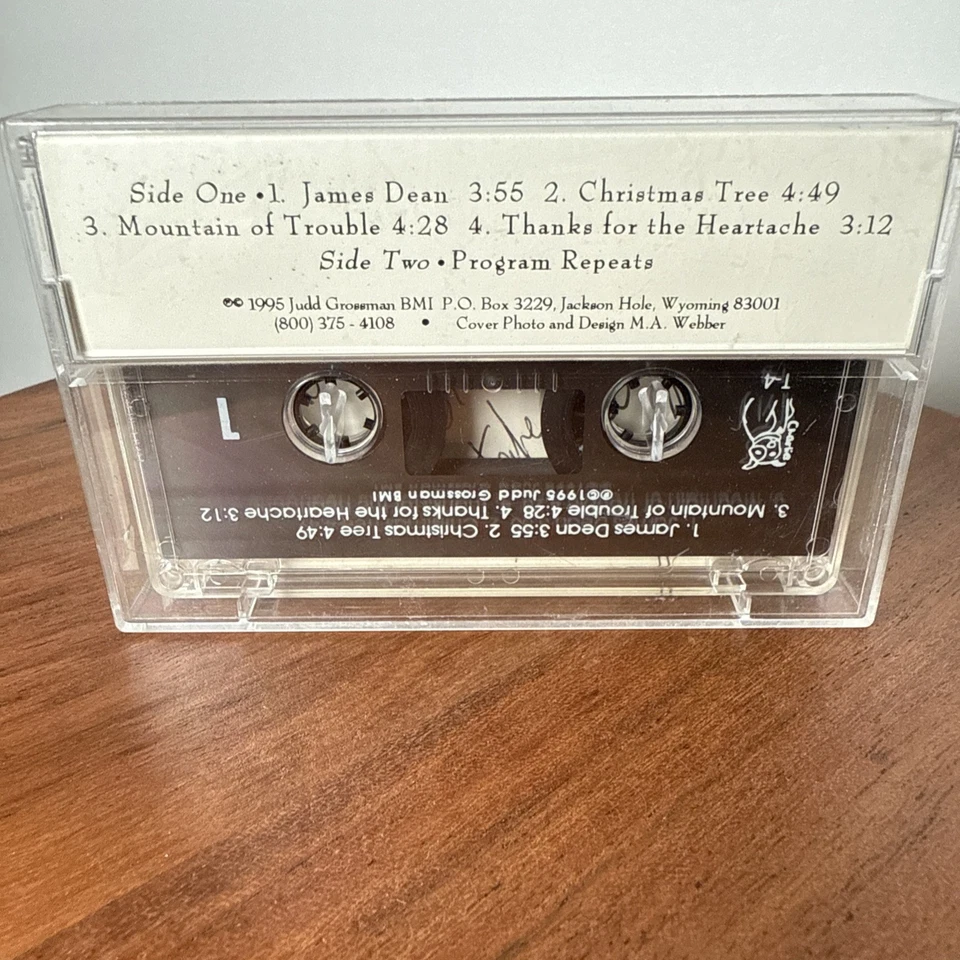 Judd Grossman • Sampler EP T-4 ‘95 Jackson Hole, Wyoming 4 Trx HTF NM+ SINGED - Image 4 of 4