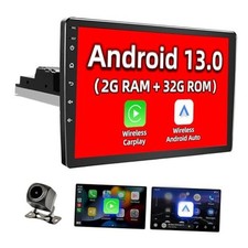 Android System Car Stereo 10 Inch Single Din with Wireless Carplay Wireless