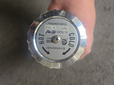 #ad Symmons 6 500NW Mixing Valve $225.00