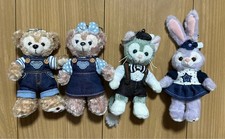 Disney Sea 2016 Duffy Friends Denim Costume Plush Badge Set 4pcs New Tags