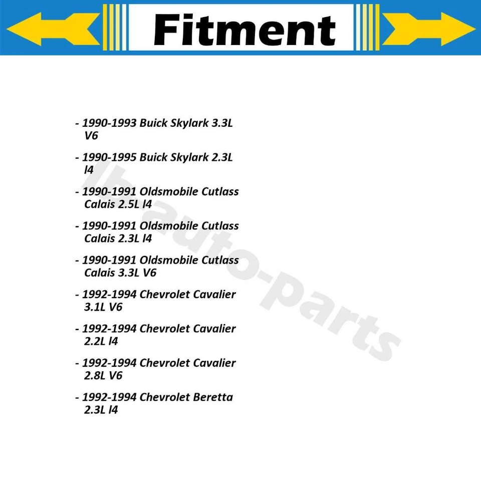 Línea de manguera de freno delantera trasera Sunsong 4x para Buick Skylark 1990-1993 3,3 L Foto 3 de 4
