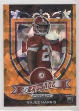 2021 Panini Prizm Draft Picks Crusade Orange Ice Prizm Najee Harris #172 0i1b