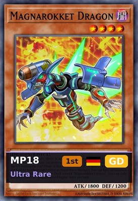 Magnarakkete-Drache MP18-112 1st Edition GD DE Yu-Gi-Oh