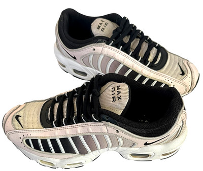  Nike Air Max Tailwind 4 Soft Pink White and Black Women's Shoes-Size 6.5