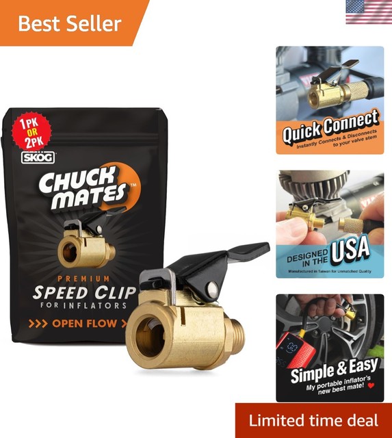Chuck Mates Quick-Connect Tire Inflator Accessory