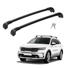 300Lbs Lockable Roof Rack Cross Bars Compatible with For 2021-2026 Kia Sorento