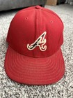 2009 Atlanta Braves Stars and Stripes New Era Cap 7 1/2 USA MADE No New Era Logo — photo 1