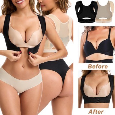 Anti-Sagging Shaping Top Sleeveless Bra Posture Corrector Chest Support Push Up