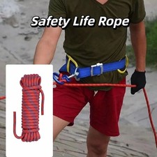 12mm Rock Climbing Rope 10m Safety Life Rope for Fire Escape Car Rescue.