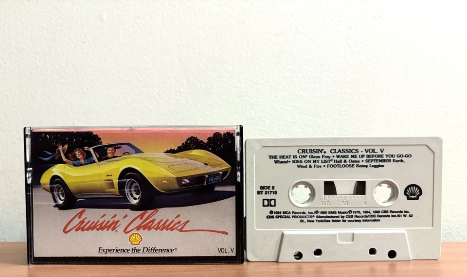 Lot Of 3 Shell Cruisin Classics Volume IV V VI 50s To 80s Cassette Tapes Music  - Image 3 of 4
