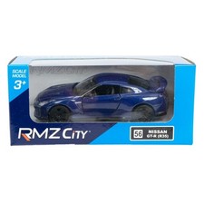 Metallauto Nissan GT-R Blau 1:32 mit Kunststoffdetails DAFFI