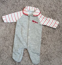 Vintage Baby Boys Sleeper Size 0/3m  Lullaby Land Made In The USA