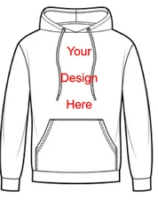 Unisex Custom Printed Personalized Graphic Logo Text Name Hoodie Sweatshirt