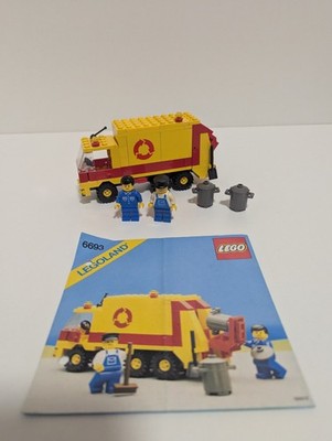 Lego 6693 Recycle Truck KOMPLETT Legoland Müllabfuhr Refuse Collection Truck
